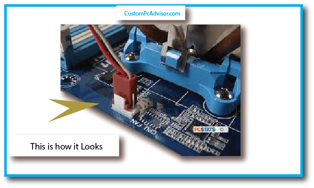 Connect the Cooler to Motherboard pin