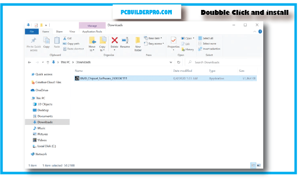 Doubble Click and install