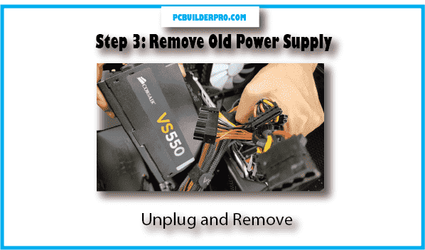 Remove Old Power Supply