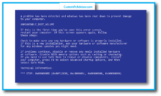 Blue Screen of Death