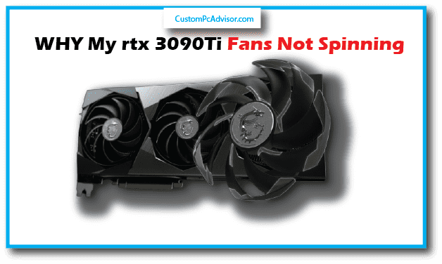 why my rtx 3090Ti fans not spinning